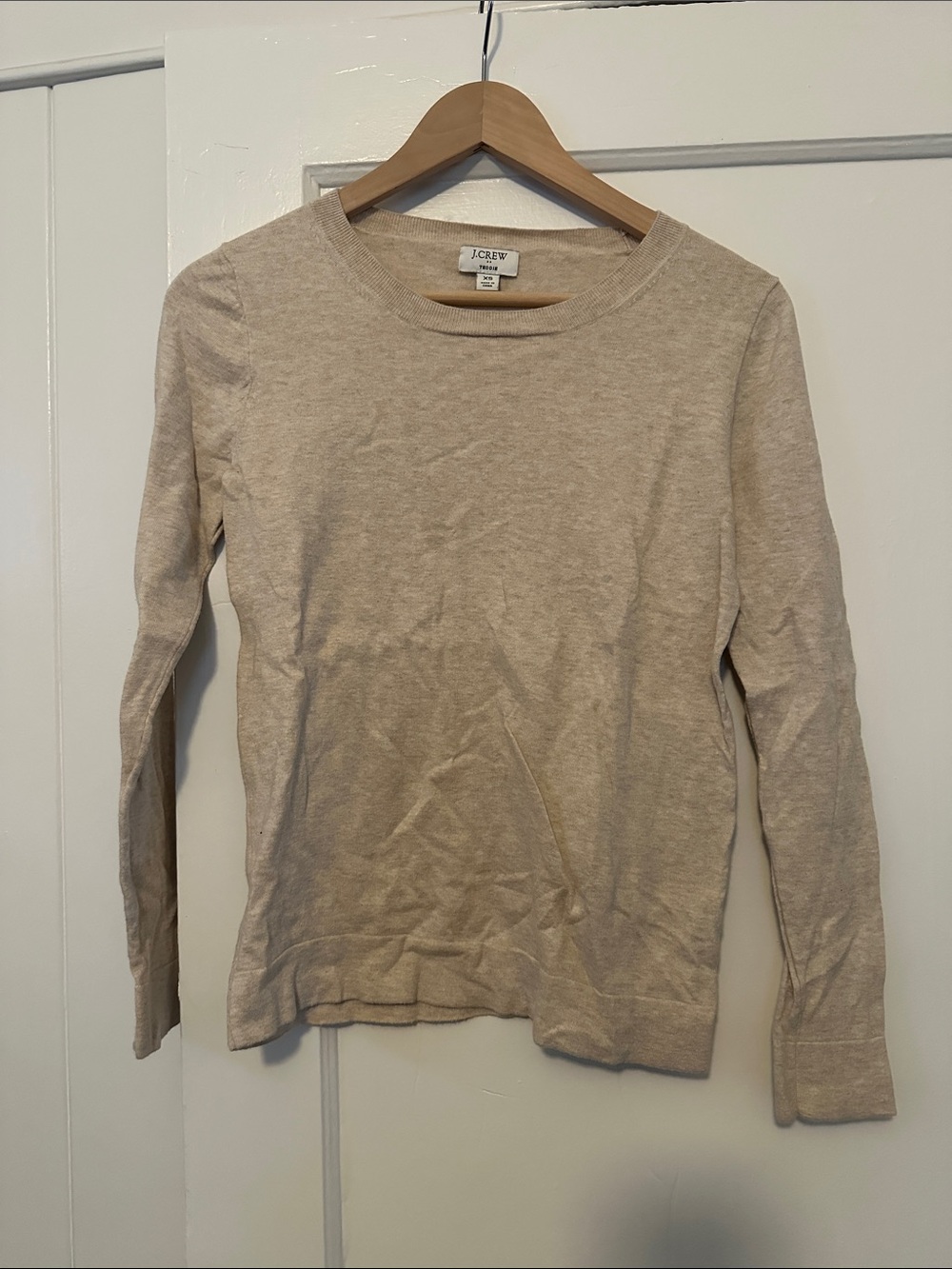 J. Crew Women's Crewneck Sweater in Oatmeal Heather